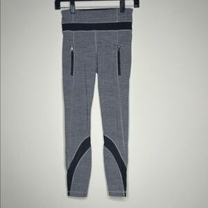 lululemon athletica grey and black leggings